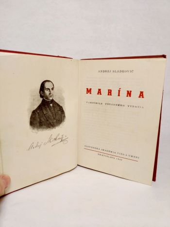 Marína - faksimile pôvodného vydania